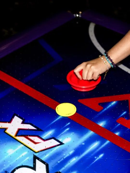 air hockey at woking superbowl